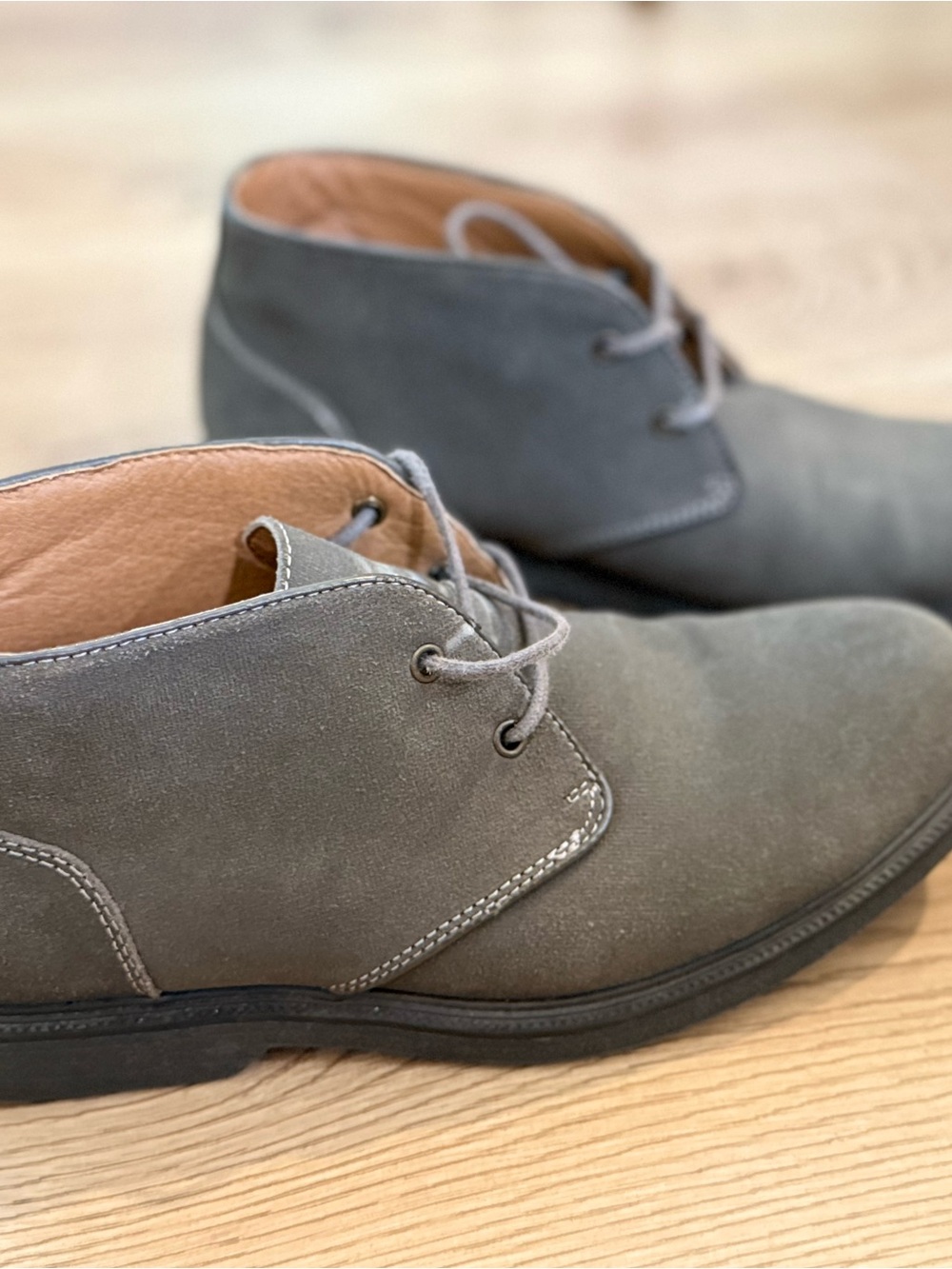 G.H. Bass & Co. Radley Gray Suede Chukka Boots